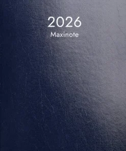 Kalender 2026 Maxinote blå kartong