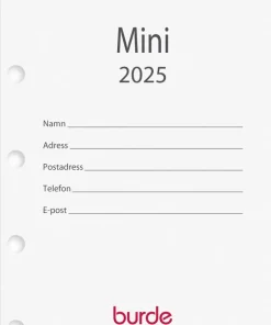 Kalender 2025 Mini kalendersats