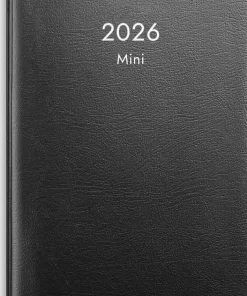 Kalender 2026 Mini svart plast