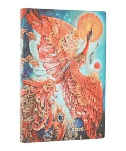 Kalender 2026 Paperblanks Firebird Mini horisontal, flexi