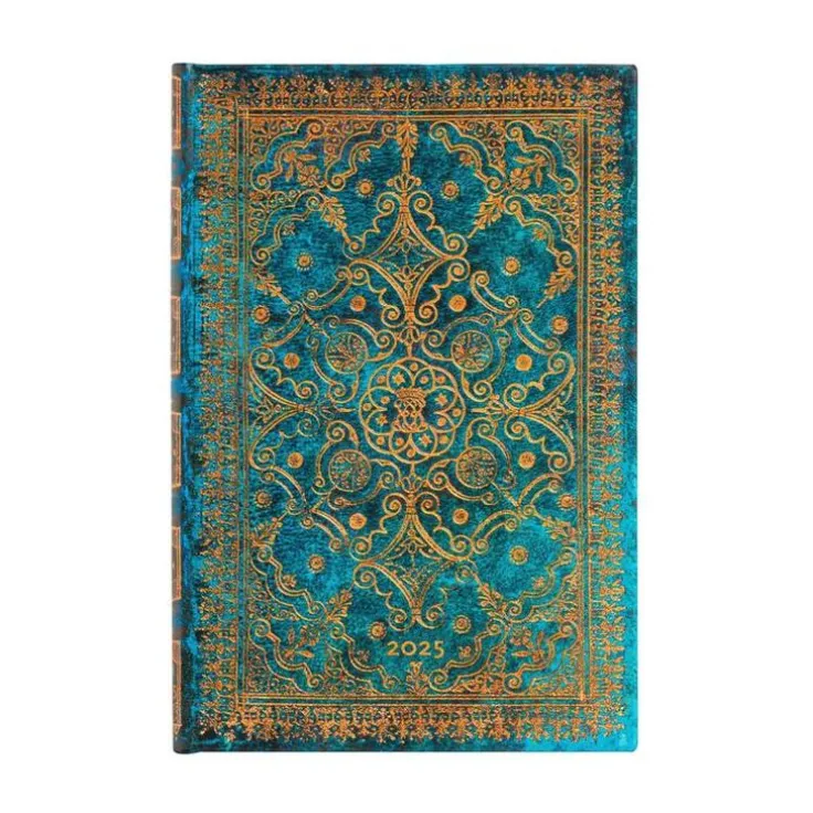 Kalender 2025 Paperblanks Mini horisontal - Azure