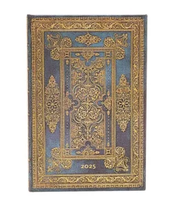 Kalender 2025 Paperblanks Mini horisontal- Blue Luxe