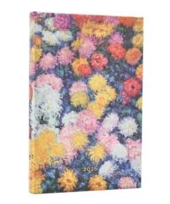 Kalender 2026 Paperblanks Monet’s Chrysanthemums Mini horisontal
