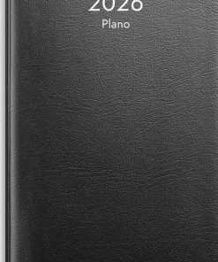 Kalender 2026 Plano svart plast