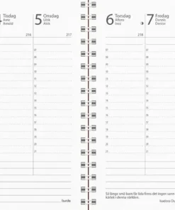 Kalender 2026 Prestige cognac konstläder