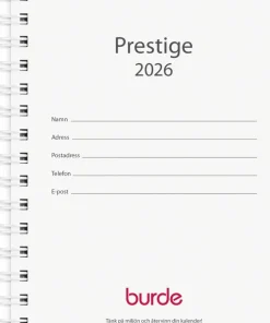 Kalender 2026 Prestige refill