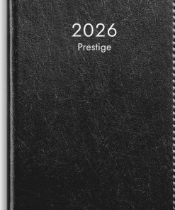 Kalender 2026 Prestige svart konstläder inb