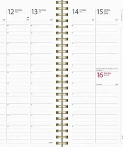 Kalender 2026 Senator A5 blommor Morris
