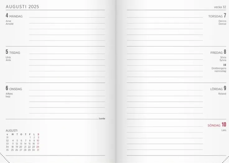 Kalender 2025 Senator A6 Flora