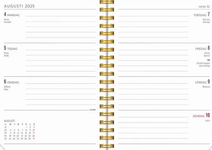 Kalender 2025 Senator A6 Star