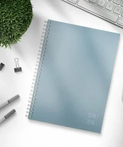Kalender 2026 Senator A5 Textile blå