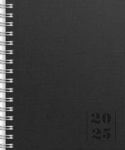 Kalender 2025 Senator A6 Textile svart