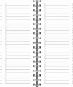 Kalender 2025 Senator A6 Textile svart