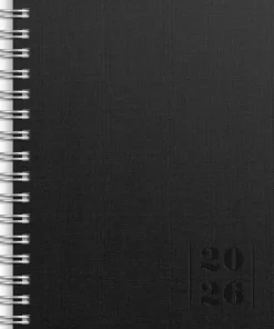 Kalender 2026 Senator A6 Textile svart