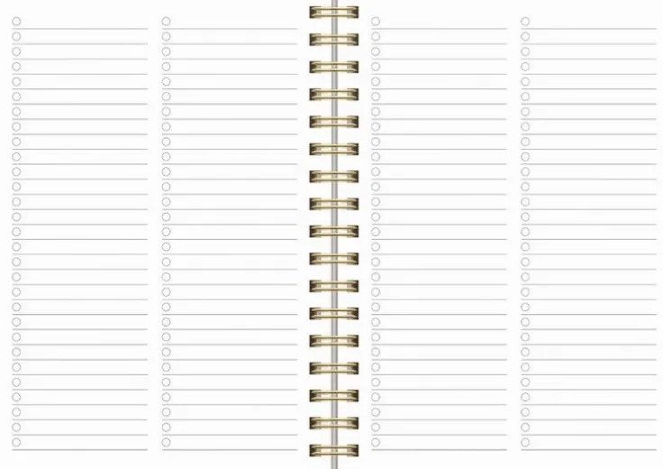 Kalender 2026 Senator A6 två färger