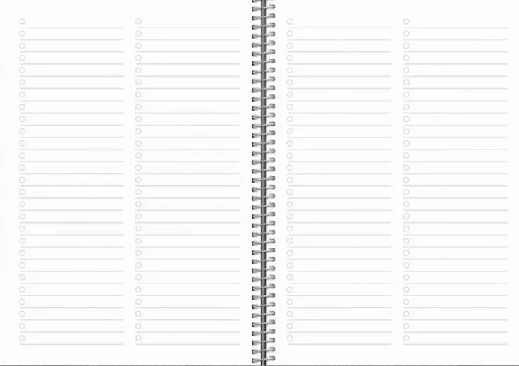 Kalender 2026 Senator A5 Twist svart