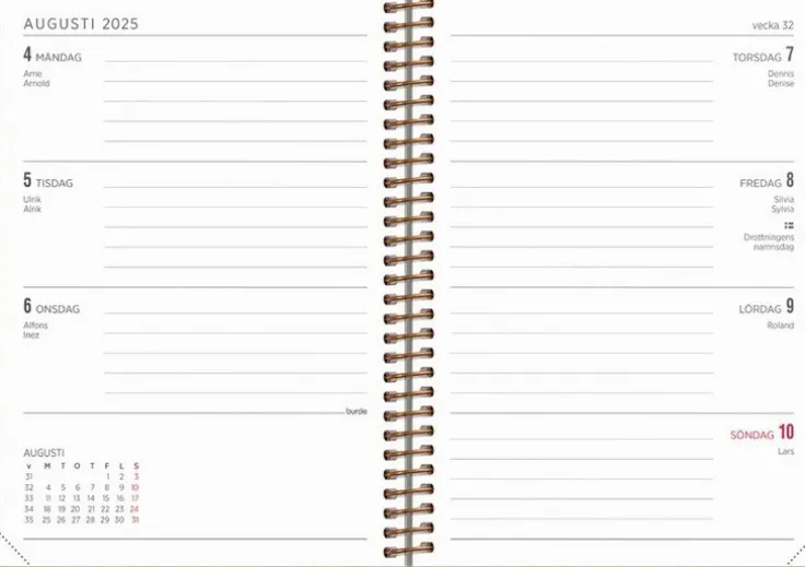 Kalender 2025 Senator A6 Twist beige