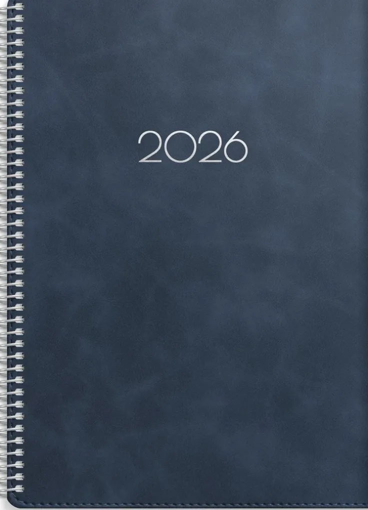 Kalender 2026 Senator A5 Twist blå