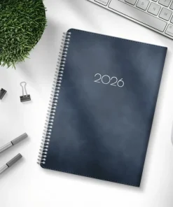 Kalender 2026 Senator A5 Twist blå