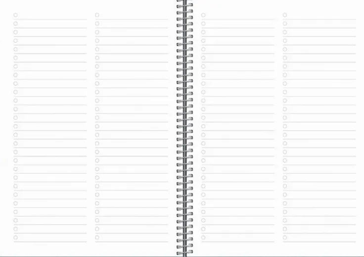 Kalender 2026 Senator A5 Twist blå