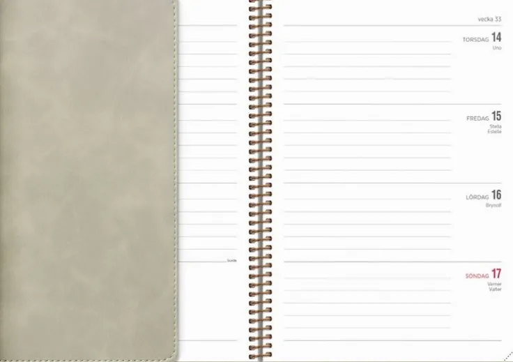Kalender 2025 Senator A5 Twist beige