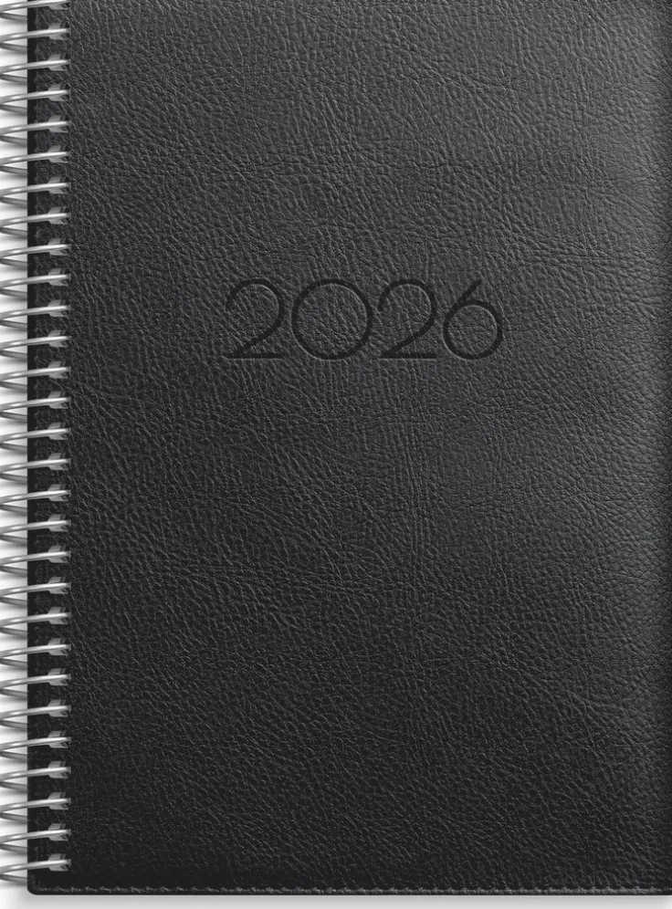 Kalender 2026 Senator A6 Twist svart