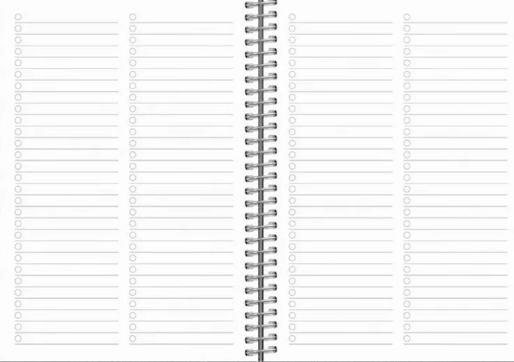 Kalender 2026 Senator A6 Twist svart
