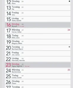 Kalender 2026 Stor Bordskalender Elegant
