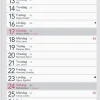 Kalender 2025 Stor Bordskalender Elegant