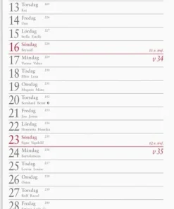 Kalender 2026 Stor Bordskalender