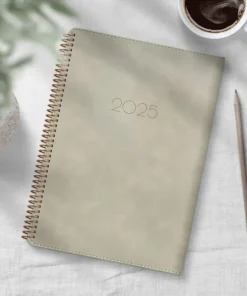 Kalender 2025 Stor Veckokalender Twist beige