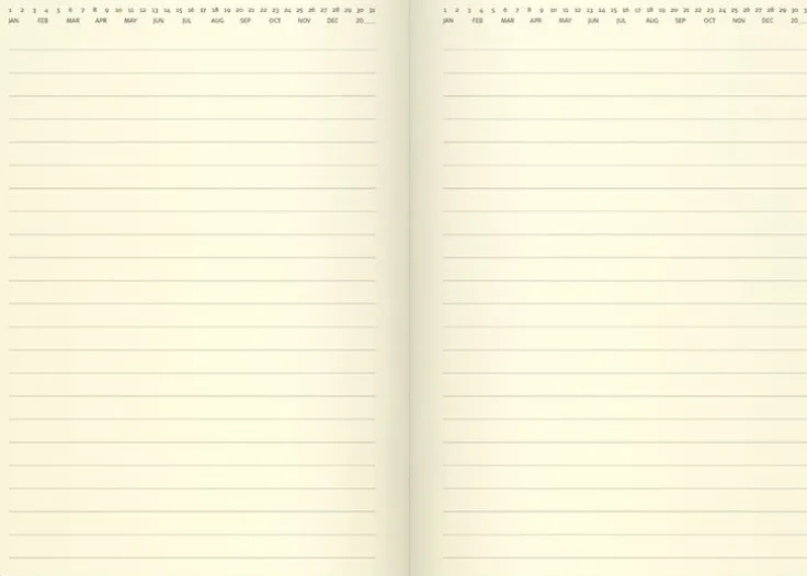Kalender 2025 Stor Veckokalender Forma Deluxe svart