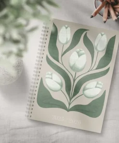 Kalender 2025-2026 Study A5 Story Blomma