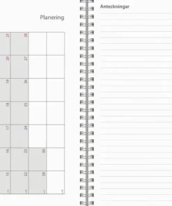 Kalender 2025-2026 Study A5 Story Blomma