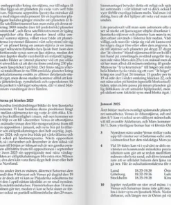 Kalender 2025 Sveriges Almanacka