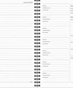 Kalender 2025-2026 Träningskalendern 2i1