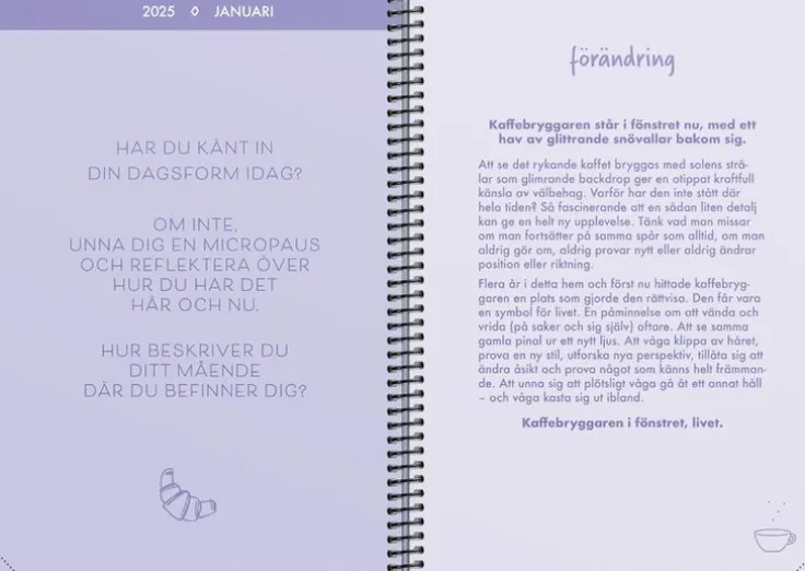 Kalender 2025 Vardagsbalans - Sofia Ståhl