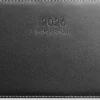 Kalender 2026 Veckokalendern svart skinn