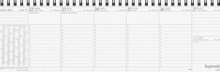 Kalender 2025 VIP-kalendern