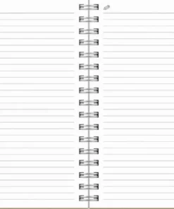 Kalender 2025 Weekly A6 Story blå