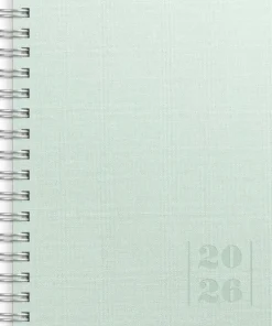 Kalender 2026 Weekly A6 Textile grön