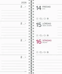 Kalender 2026 XL-kalendern