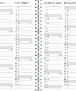 Kalender 2026 XL-kalendern