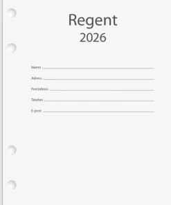 Kalendersats 2026 Regent
