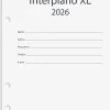 Kalendersats 2026 Regent Interplano XL