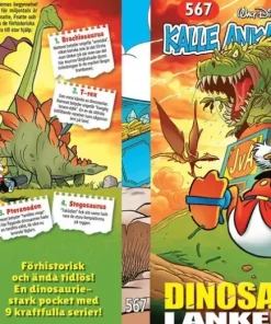 Kalle Ankas Pocket 567. Dinosaurier i Ankeborg