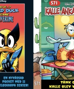 Kalle Ankas Pocket 571. Tänk om... Kalle blev Wolverine