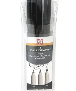 Kalligrafipenna 1/2/3mm Sakura svart