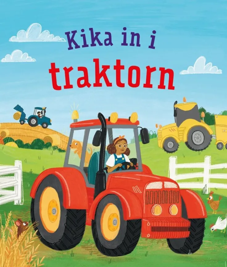 Kika in i traktorn