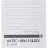 Klammerblock A5 linjerad